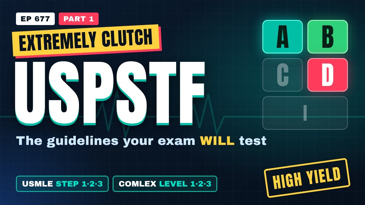 Extremely Clutch USPSTF Guidelines (Part 1) / DIP #677
