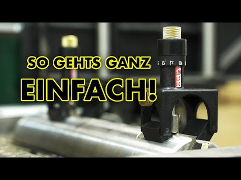 Hobelmaschine richtig einstellen - Hobelmesser ausrichten, Walzen korrigieren, Aufnahmetisch ...