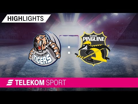 Straubing Tigers - Krefeld Pinguine | 17. Spieltag, 18/19 | Telekom Sport