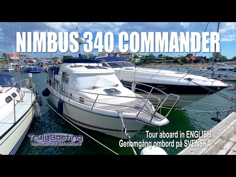 NIMBUS 340 COMMANDER - Tour aboard / Rundtur ombord