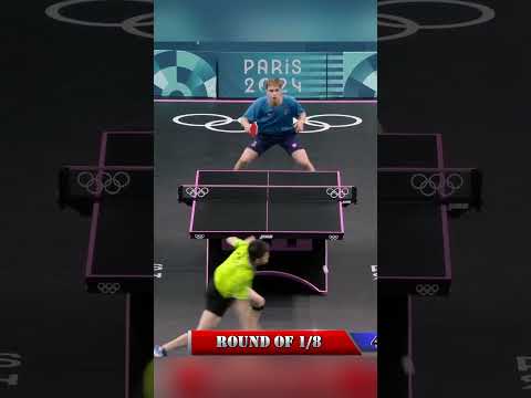 Truls Moregard vs Kao Chen-Jiu💯🔥😎 #tabletennis #paris2024 #pingpong #wtt #ittf #shorts