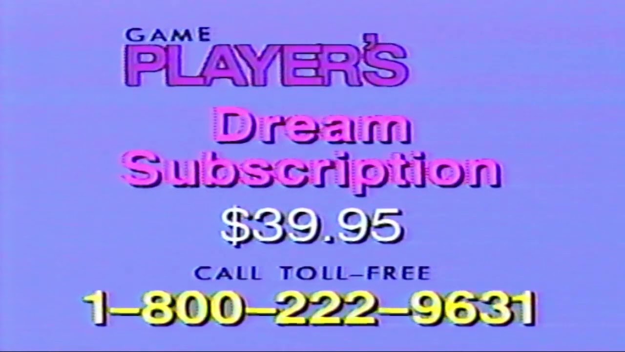 Game Player’s Magazine | Vintage TV Ad | 1989