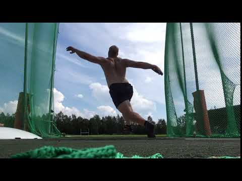 2016-07-26 Harjoitusheitto tukea vasten