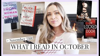 Everything I Read In October! Reading Wrap Up... In my thriller era 🤭 + My November TBR