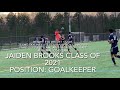 Goalkeeper Jaiden Brooks December Richmond CCL Showcase Highlights!