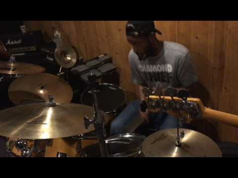 D.Wright on the drums with Maggot brain band @ Mode