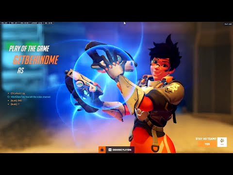 KABAJI MOST INSANE TRACER MAIN - POTG! [ OVERWATCH 2 TOP 500 SEASON 3 ]