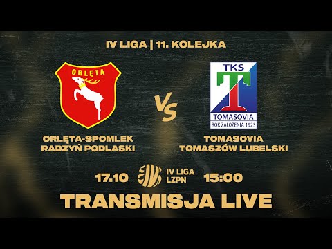 Zapis transmisji: Orlęta Radzyń Podlaski - Tomasovia Tomaszów Lubelski 1:1 #4liga | Sezon 2025/26