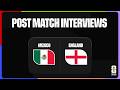 Post Match Interviews Mexico 2 3 England