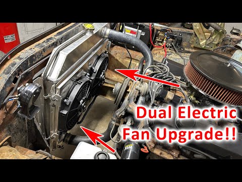 Upgrading to Dual Electric Radiator Fans in a F100