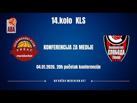 KK Vrsac Meridianbet - KK Sloboda Uzice konferencija za medije