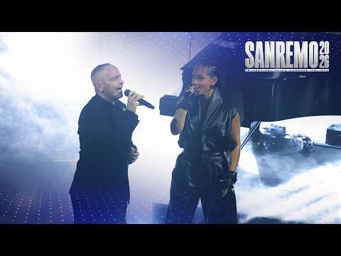 Sanremo 2026 - Eros Ramazzotti e Alicia Keys cantano L’aurora