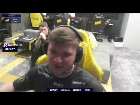 s1mple mad after this shot