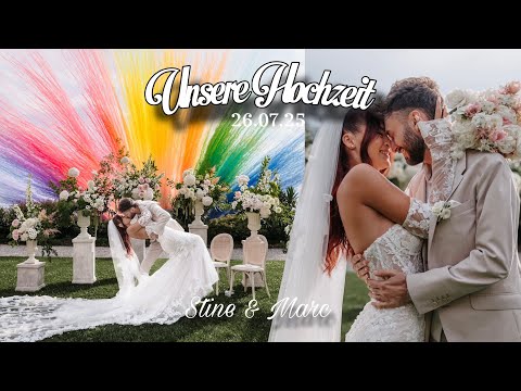 OUR DREAM WEDDING 😍 - the official wedding video 💍 | stineundmarc