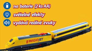 Tren RegioJet con sonido y luz