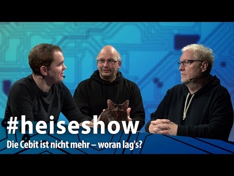 #heiseshow, live ab 12 Uhr: Die Cebit ist nicht mehr – woran lag's?