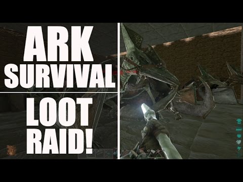 Ark Survival Evolved Raid - Massive Loot Raid, Ghost Wipe Raid (Primitive Plus Raid, Official Server