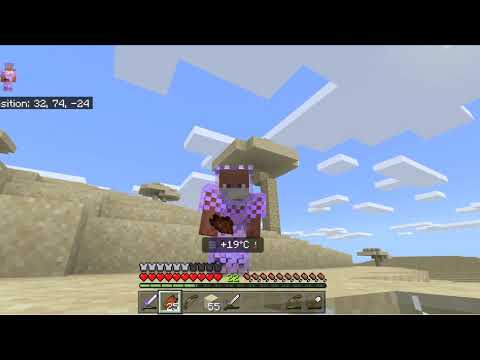 Let's Play Minecraft Bedrock The Alchemist: Desert Survival ep2 getting to book 2