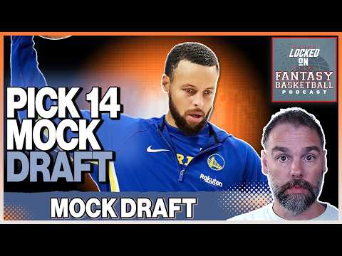 Fantasy Basketball Mock Draft Pick 14 | Building Around Stephen Curry in 14 Teams