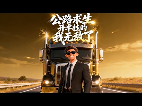 【FULL】Highway Survival: I'm Invincible Driving a Half-Car! #OriginalAnimation #Comic