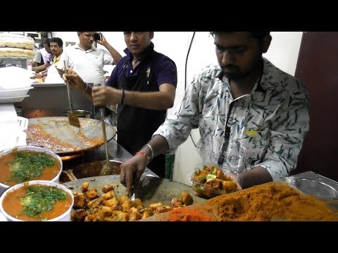 Sri Narsing Bhel Puri & Pav Bhaji - Special Chaat Center in Hyderabad - Street Food India Video