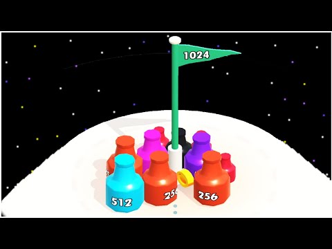 Merge Blocks 3D - 2048 puzzle - Gameplay Walkthrough - Part 1