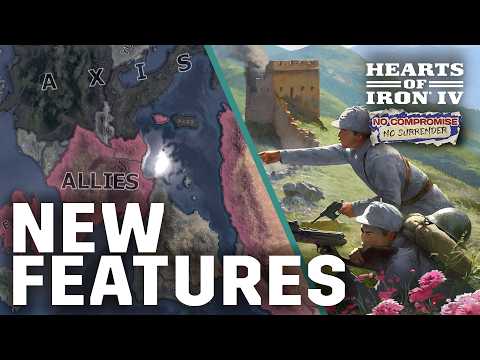All the FEATURES Coming to Hearts of Iron IV: No Compromise, No Surrender