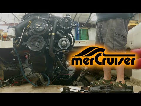 Removing My Mercruiser 5.7L Boat Engine