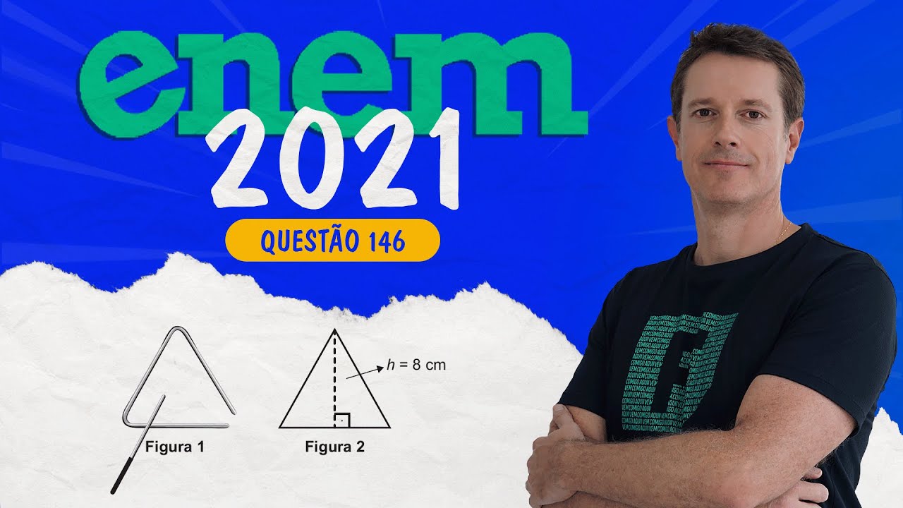 🔵 QUESTÃO 146 (PROVA AMARELA) - Matemática ENEM 2021: Geometria Plana