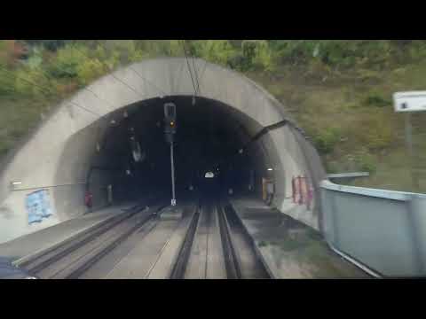 Führerstandsmitfahrt: BR 412 (ICE 4), Schnellfahrstrecke Nürnberg - Ingolstadt, 265 Km/h