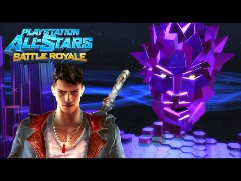 Playstation All Stars Battle Royale: Dante Arcade Walkthrough (Commentary) (PS3) (HD)