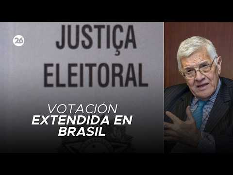 🚨 HECHO INÉDITO EN BRASIL | La votación presidencial se extendió por primera vez desde 1994