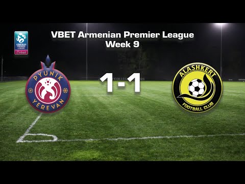 Pyunik - Alashkert 1:1, Vbet Armenian Premier League 2021/22, Week 09