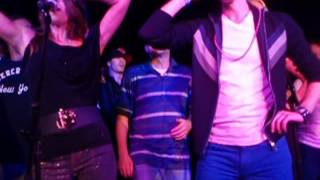 Joe with Bananarama (and some freak that jumped in front)