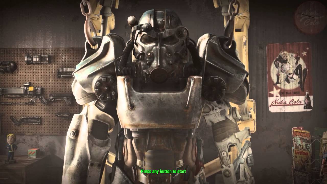 Fallout 4 Title Screen with Theme Music