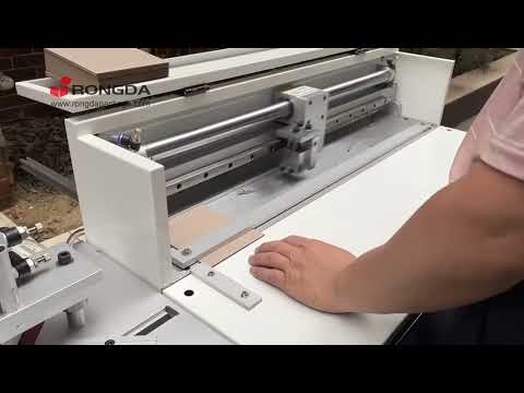 KC550A Pneumatic grooving machine with corner cutting for sample making