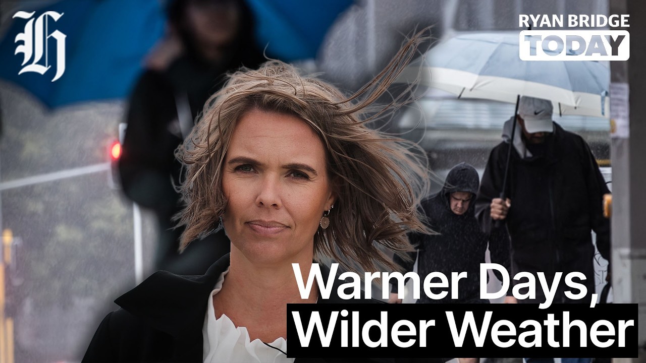 Warmer days, wilder weather: What’s ahead for the weekend | Ryan Bridge TODAY