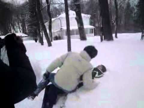 Ребята снега дождались