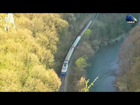 Jimmy 64-1363-2 & IR1833 Iasi - Timisoara Nord in Muntii Apuseni Mountains - 29 March 2017