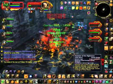 WoW Boss Fights - Shadowfang Keep - 2nd Boss (Baron Silverlaine) Tanking