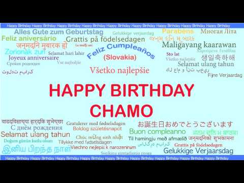 Chamo   Languages Idiomas - Happy Birthday
