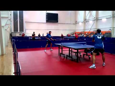Aleksandar Karakasevic and Marko Jevtović training  Bulgaria Open 2015