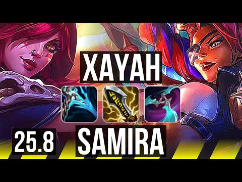 XAYAH & Hwei vs SAMIRA & Nami (ADC) | 9/3/8, Dominating | EUW Diamond | 25.8