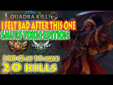SMURFING SILVER/BRONZE [20KILLS] TOXIC EDITION - I FELT BAD AFTER THIS ONE: Stompfest very graphic!
