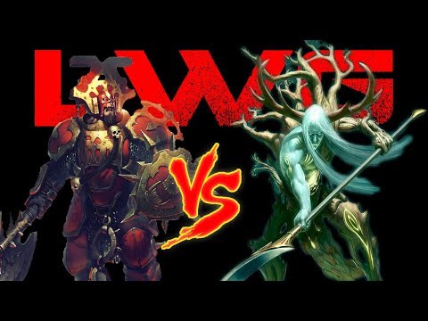 LWG: Age of Sigmar Battle Report: *NEW* Sylvaneth vs Blades of Khorne 2000 Points