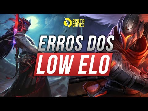 5 MAIORES ERROS DE JOGADORES LOW ELO - LEAGUE OF LEGENDS