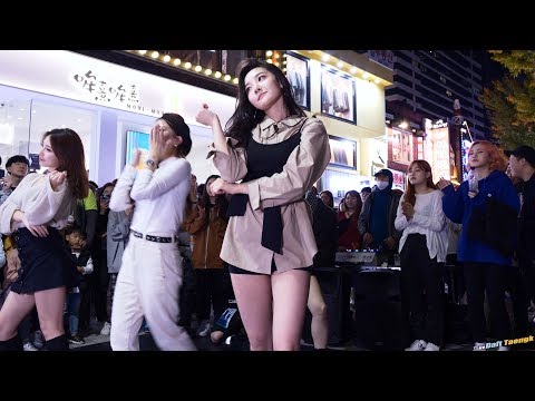 191019 가을 GAEUL SIS 에스아이에스 '응 SAY YES' 4K 60P 직캠 @홍대 버스킹 by DaftTaengk