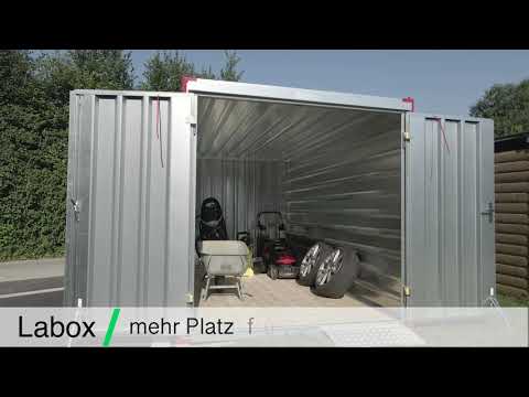 [LABOX] - Premium Lagerbox die sich kinderleicht & in Rekordzeit aufbauen lässt. Ohne Fundament!