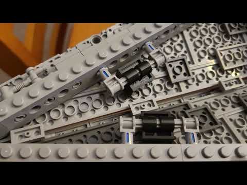 Mould King 13135 Imperial Star Destroyer Monarch Build (Section 9 of 22) Takeaways