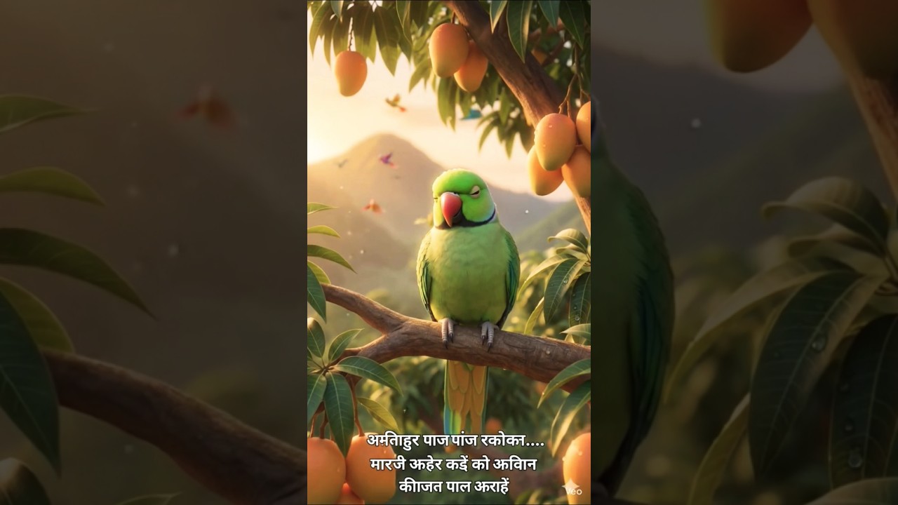 तोते और आम के पेड़ की दिल छू लेने वाली कहानी ❤️ #EmotionalStory #BirdStory #MangoTree #HindiStory